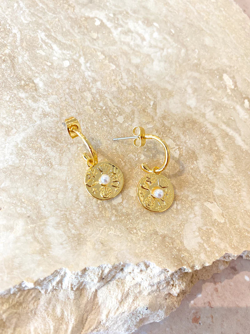Ixia Earrings - gold