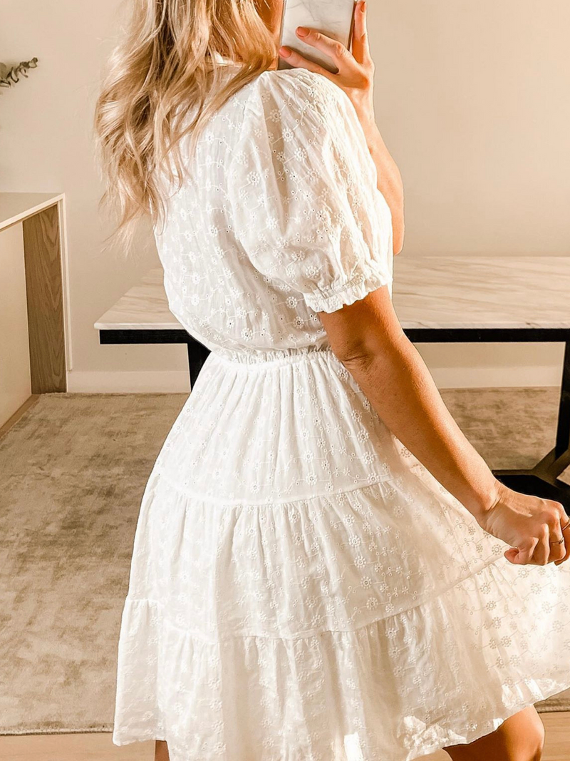Becky Dress - White